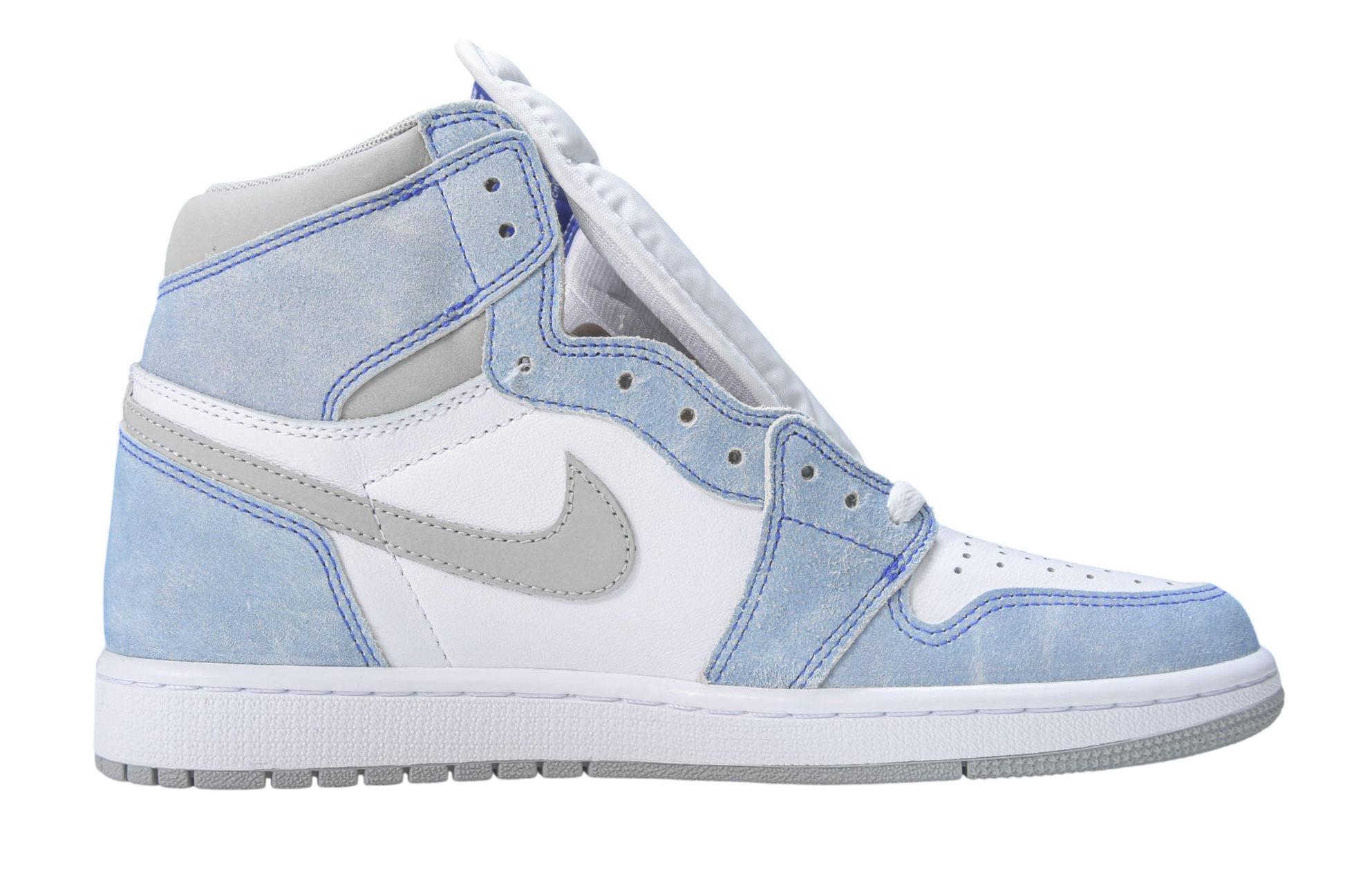 Nike Air Jordan 1 Retro High Hyper Royal Smoke Grey Sneakers