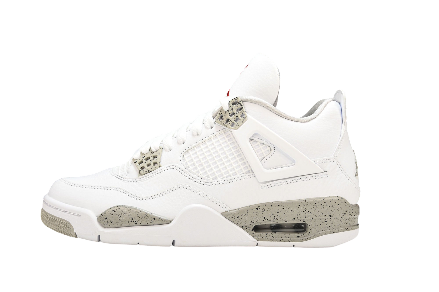 Air Jordan 4 Retro 'White Oreo' 2021 Edition Premium Men's Basketball Sneaker
