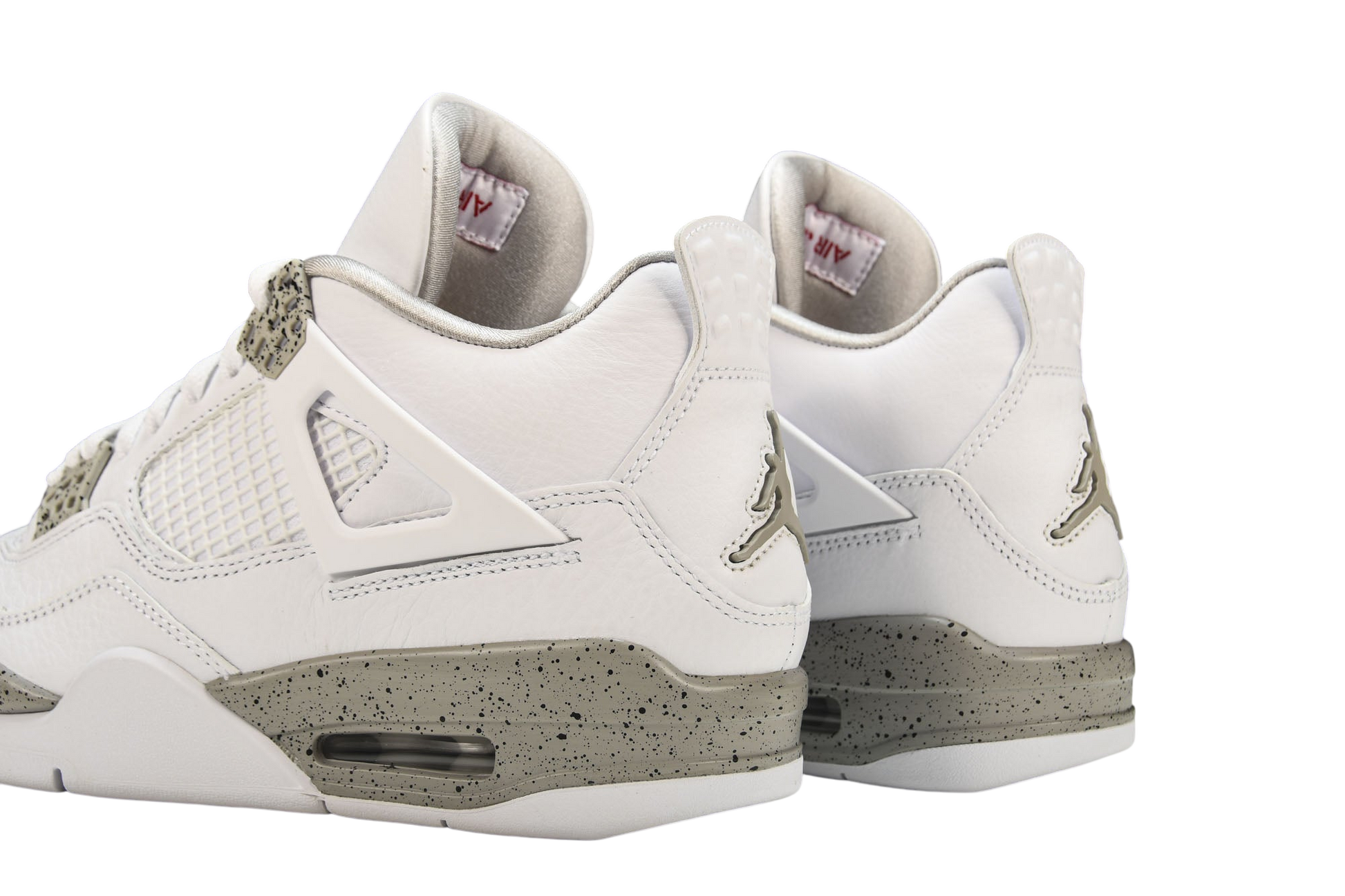 Air Jordan 4 Retro 'White Oreo' 2021 Edition Premium Men's Basketball Sneaker