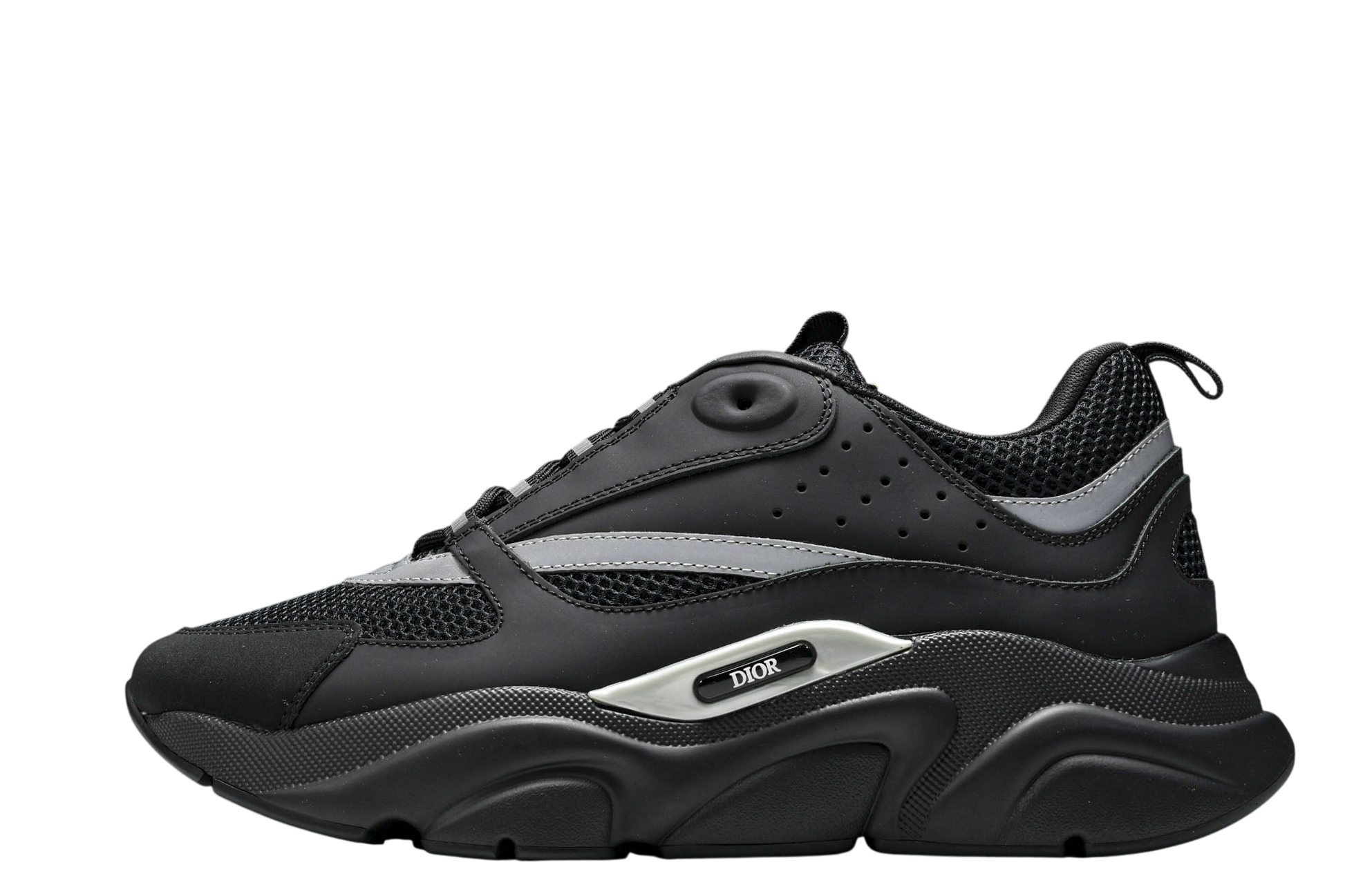 Dior B22 Black Silver Men's Designer Sneakers - Premium Fashion Streetwear Shoes