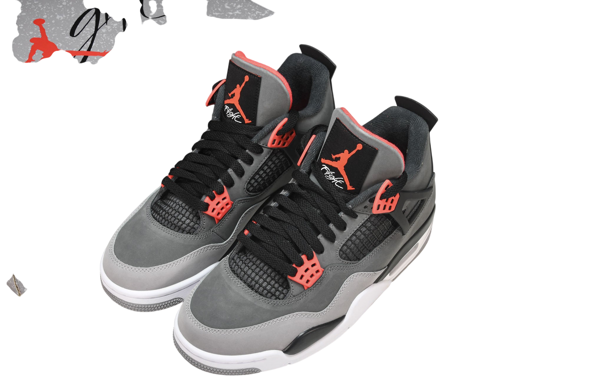 Air Jordan 4 Retro Infrared Sneakers - Iconic Style, Premium Comfort, Durable Design