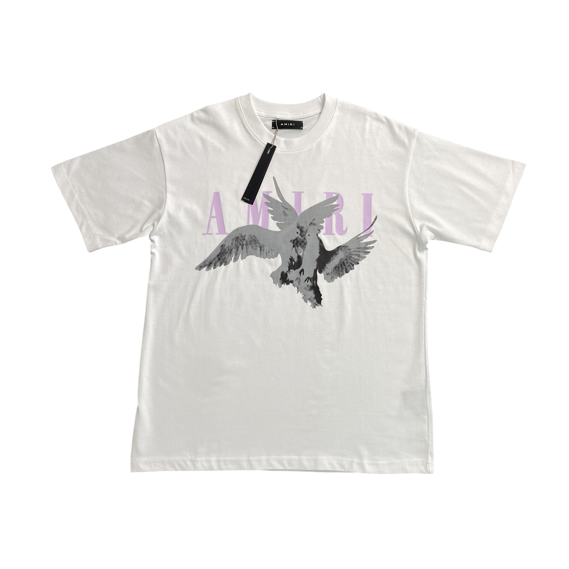 Amiri Peace Dove Graphic T-Shirt: Premium Cotton, Iconic Design, Comfortable Fit, Streetwear Style
