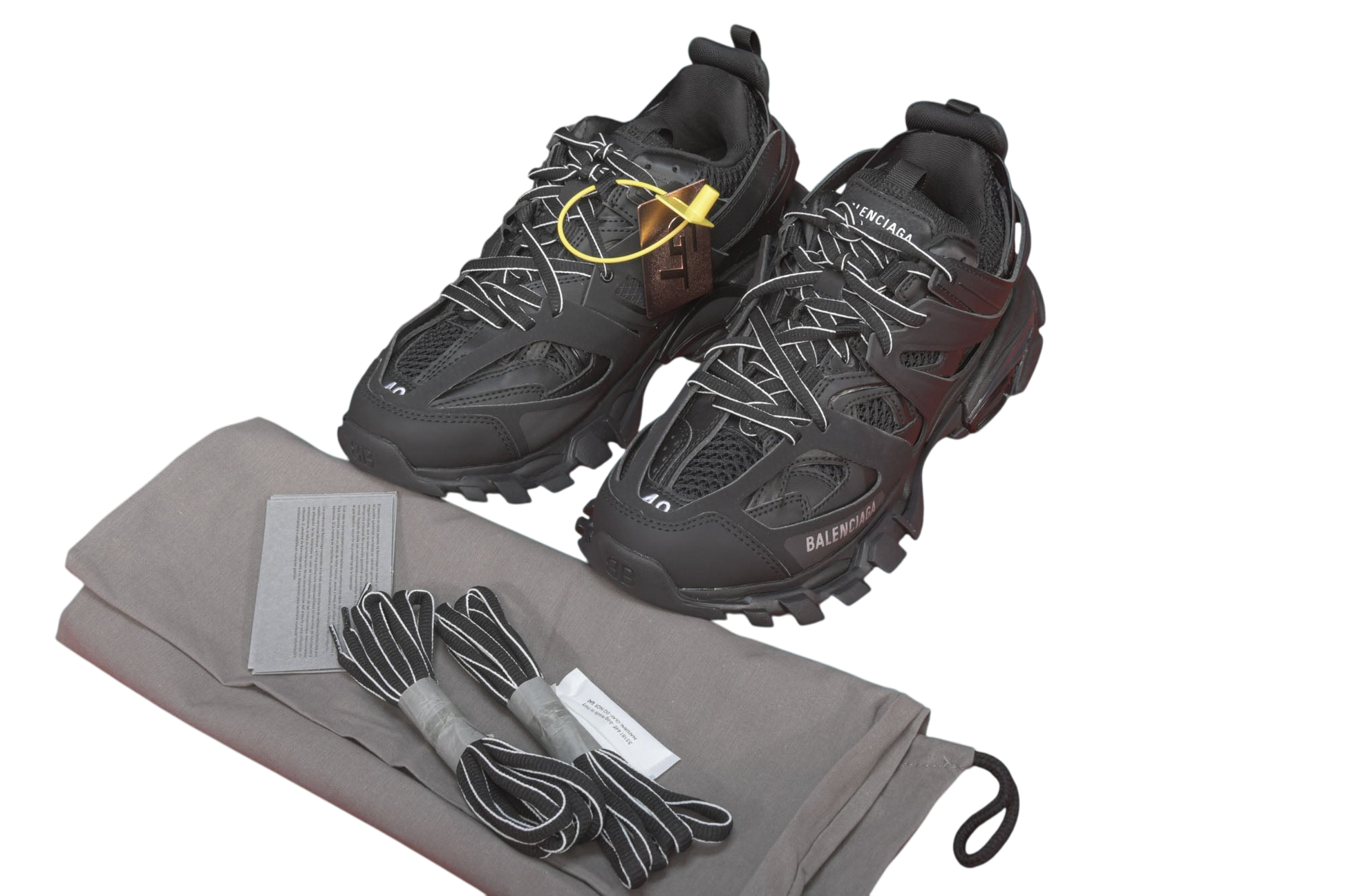 Balenciaga Track Black Luxury Designer Chunky Athletic Sneakers – Iconic Style