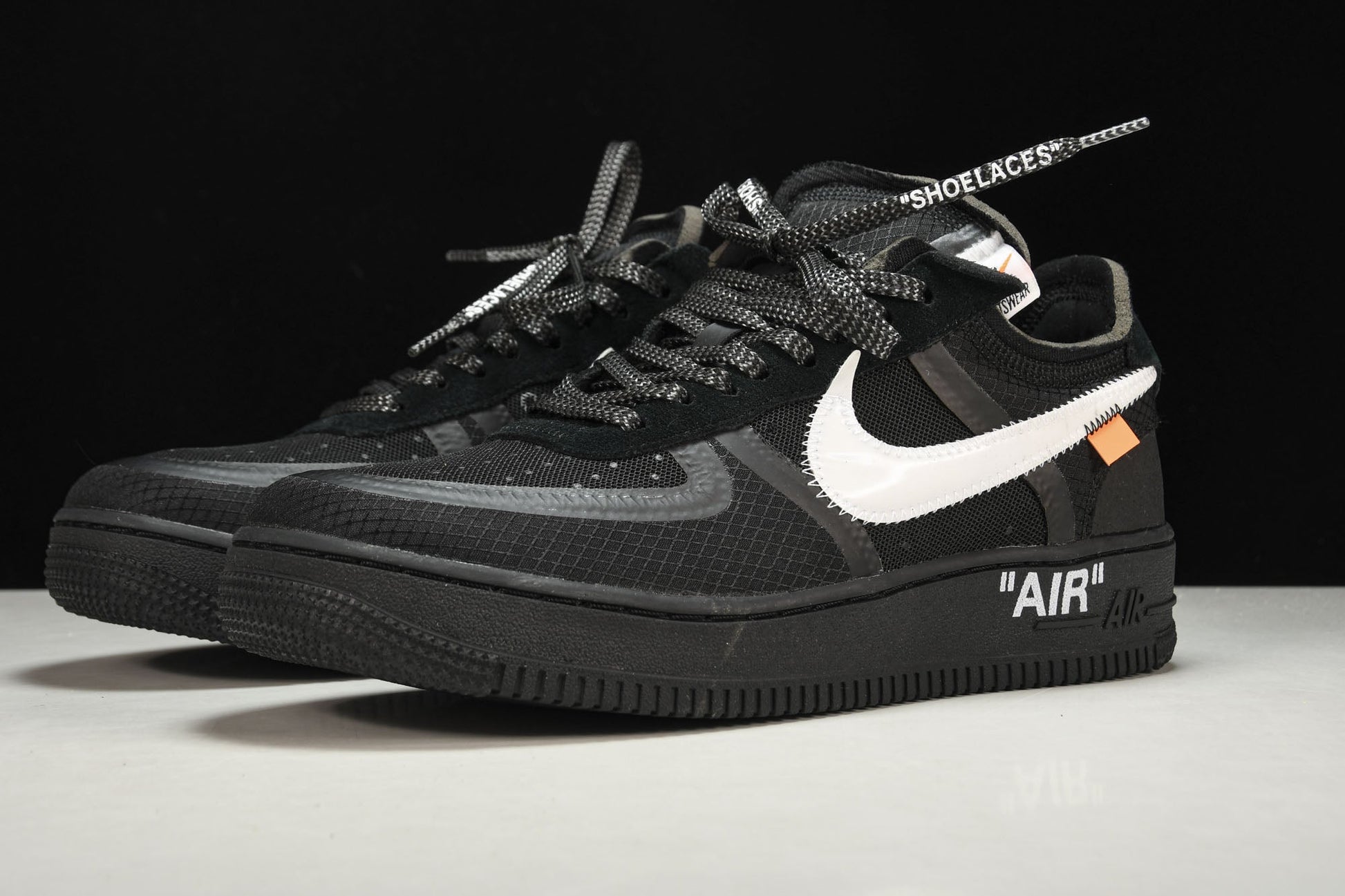 Nike Air Force 1 Low Off-White Black White Premium Sneakers