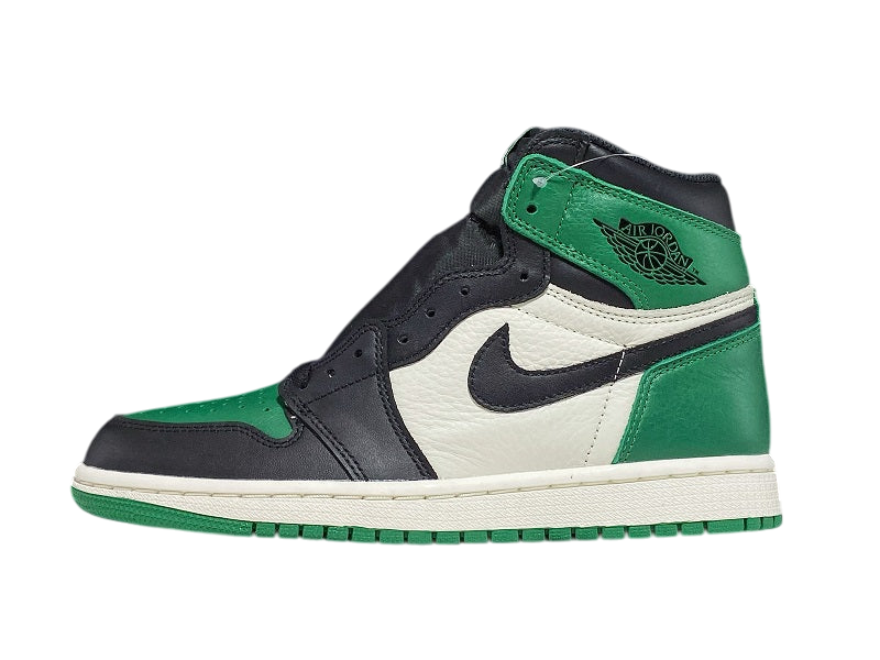 Air Jordan 1 Retro High Pine Green Premium Leather Iconic Sneakers