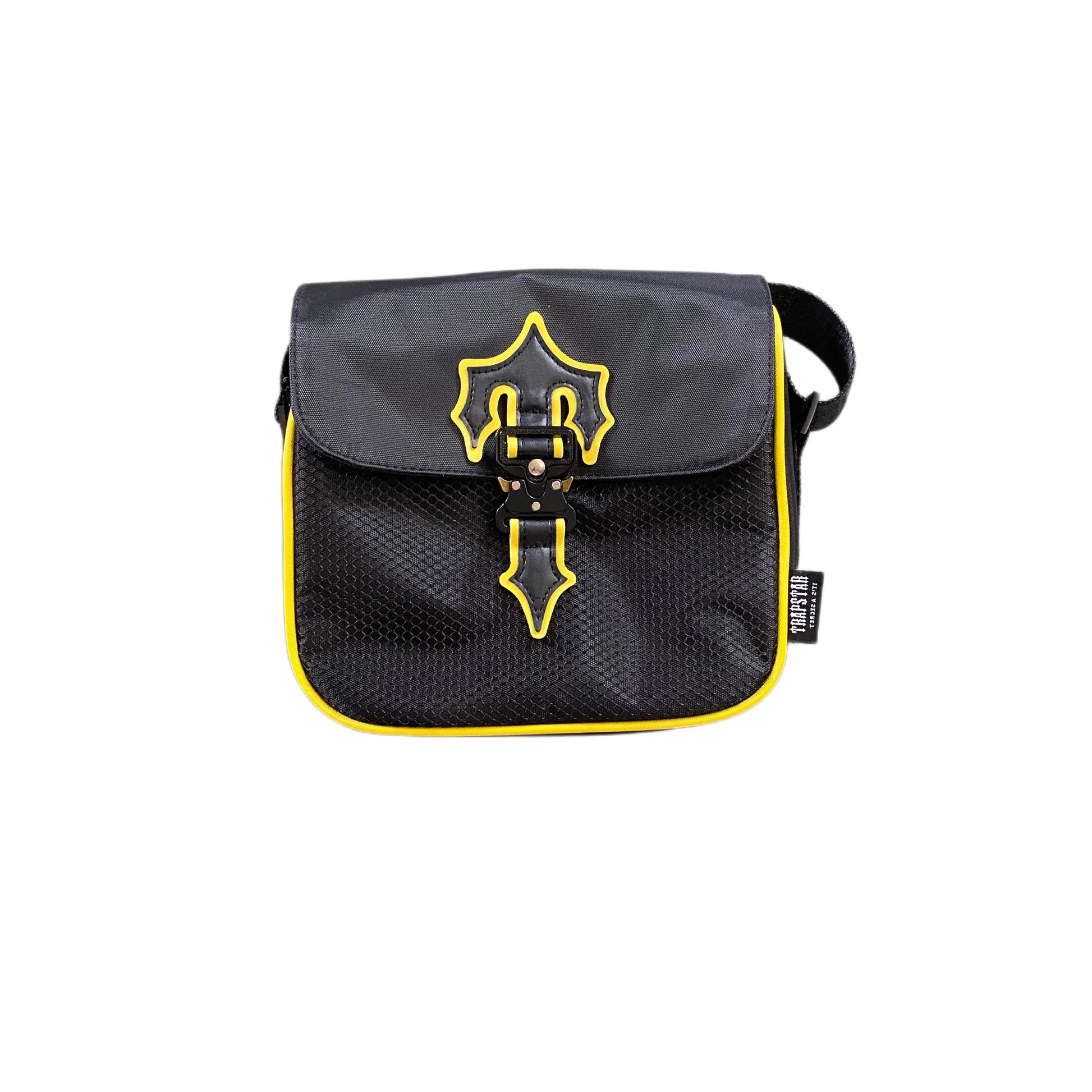 Premium Trapstar Yellow Black Crossbody Bag for Everyday Style and Utility