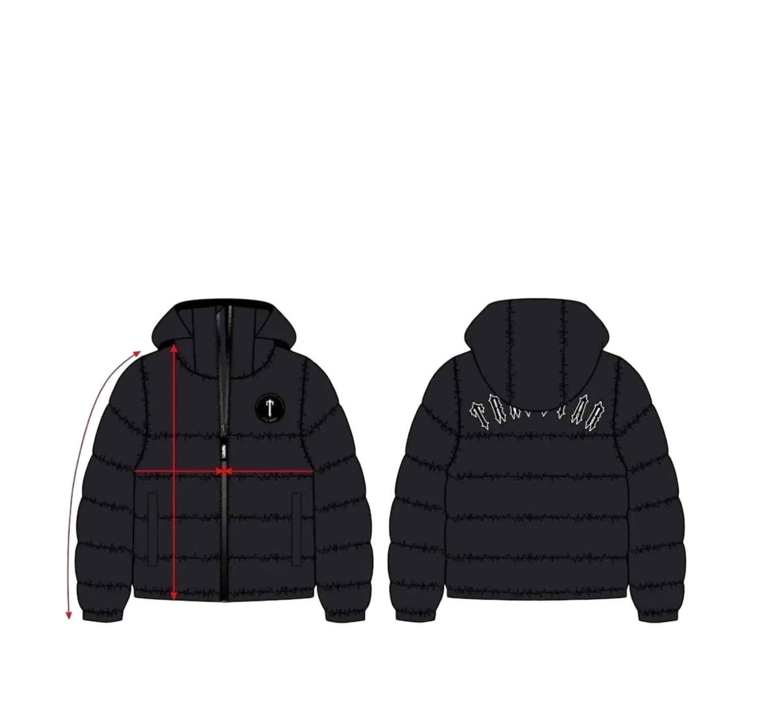 Dazzling Blue Irongate Hooded Puffer Jacket - VDRXPLG🔌